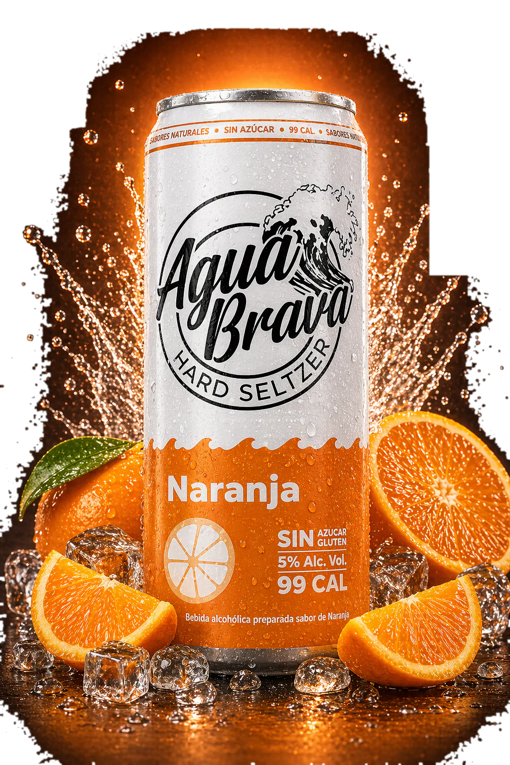 Agua Brava Hard Seltzer Naranja